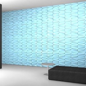 3D PVC Panel - Glass