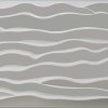 Beach 3D Board White Wall Panels