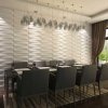 Bladet 3D Board White Wall Panels