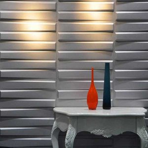 Bladet 3D Board White Wall Panels