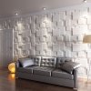 Choc 3D Board White Wall Panels