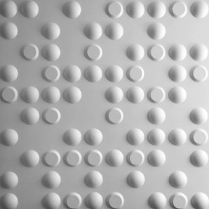 Go 3D Board White Wall Panels