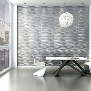 Inreda 3D Board White Wall Panels