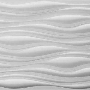 Inreda 3D Board White Wall Panels