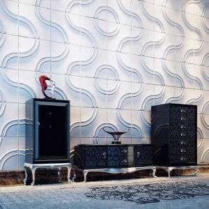 Karlstad 3D Board White Wall Panels