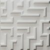 Maze 3D Board White Wall Panels