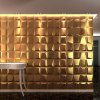 Mosaics 3D Board White Wall Panels