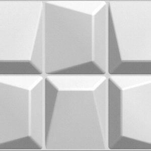 Mosaics 3D Board White Wall Panels