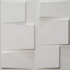 Rubik 3D Board White Wall Panels