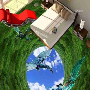 3D Avatar Epoxy Flooring