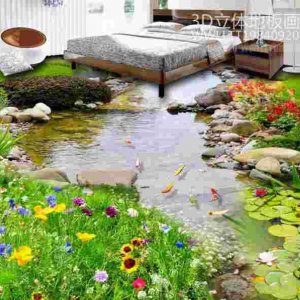 3d Green Nature Epoxy Flooring
