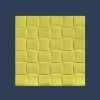 Flax (Len) Yellow Butting Ceiling Tile