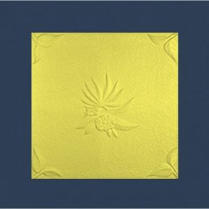 Natura Yellow Polystyrene Ceiling Tile