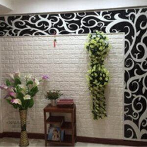 3D Pe Foam Walls Covering Waterproof Wallpapers